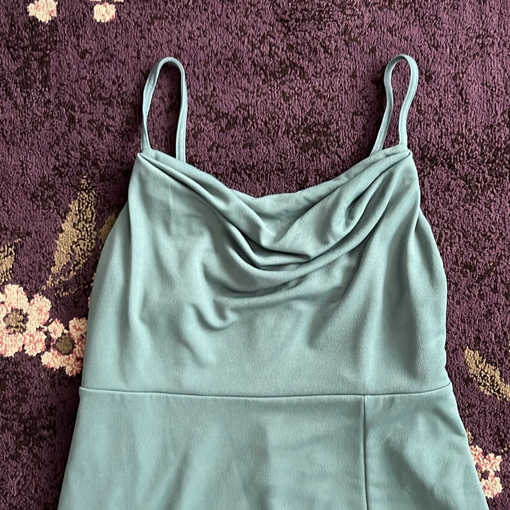 Birdy Grey Ash Crepe Dress in color Sea Glass Sz XL - Picture 11 of 16
